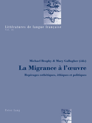 cover image of La Migrance à lœuvre